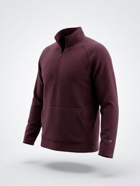 lululemon athletica Men's Quarter-Zip Pullover - Wine #luluformen #activewear
